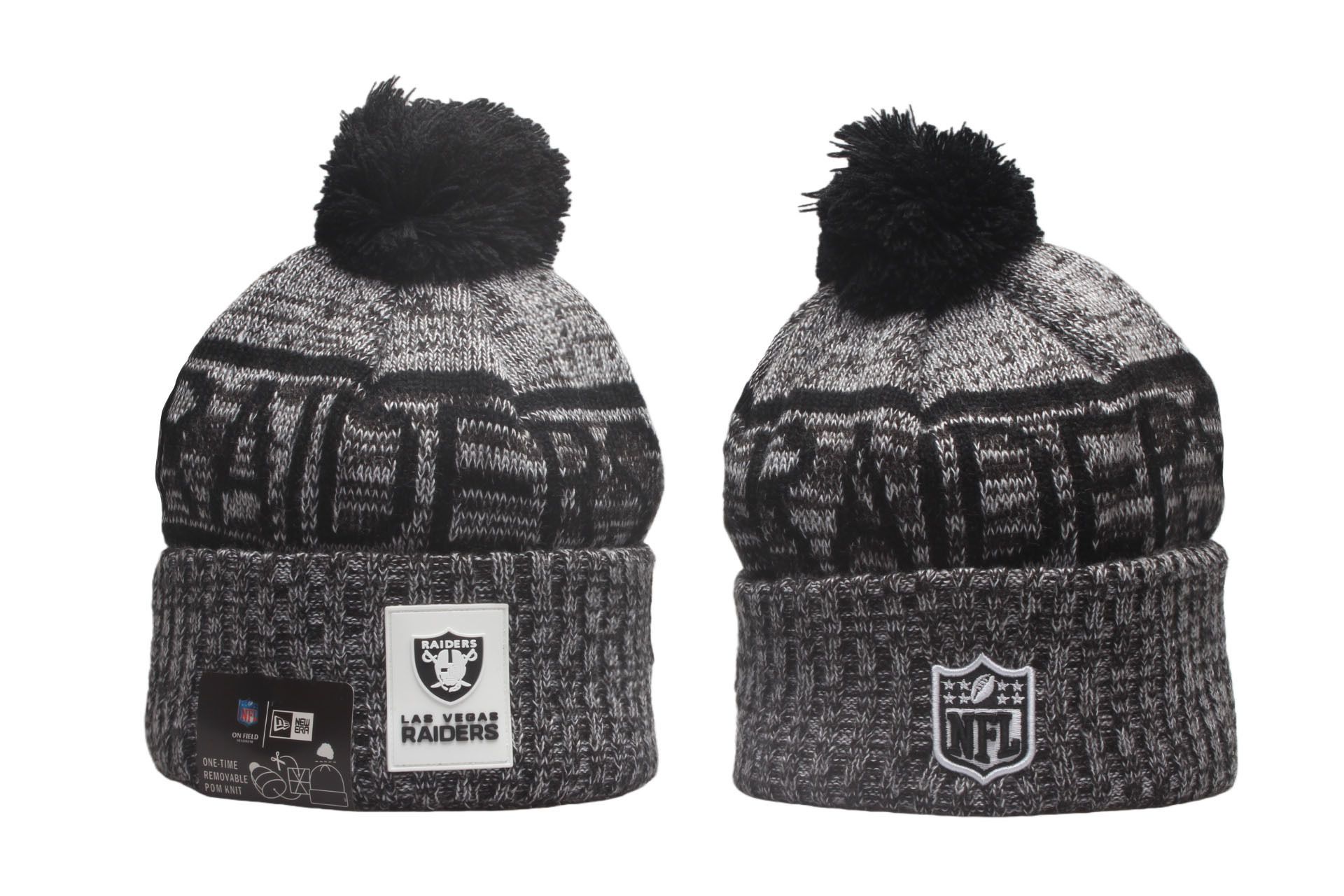 2025 NFL Oakland Raiders Hat beanie style 012